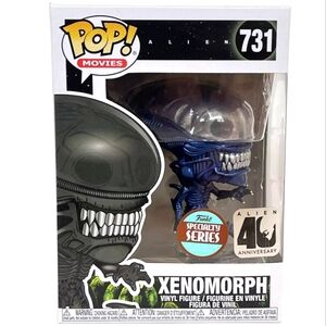 Alien 40th Anniversary Xenomorph Pop Vinyl Figure 731 Blue Metallic Exclusive